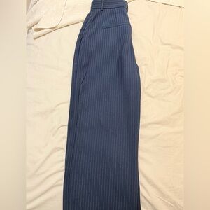 Abercrombie & Fitch Blue Pinstripe Trousers